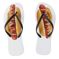 SlipperyJoe's summer BBQ vibe hot dog nestled soft