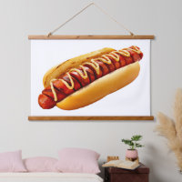 SlipperyJoe's summer BBQ vibe hot dog nestled soft