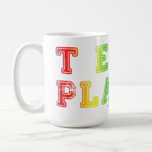 SlipperyJoe's team player filled with smooth rainb Coffee Mug