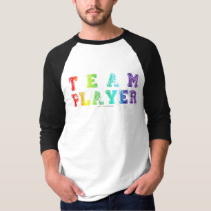 SlipperyJoe's team player filled with smooth rainb T-Shirt