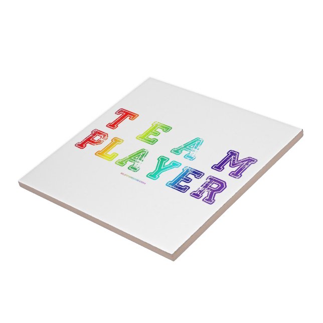 SlipperyJoe's team player filled with smooth rainb Tile (Side)