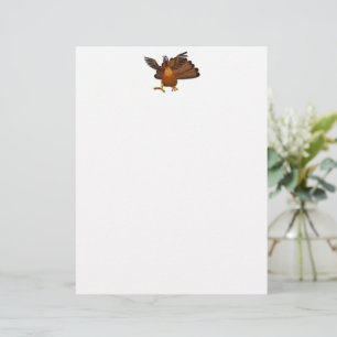 SlipperyJoe's Thanksgiving gobble responsibly live Custom Letterhead