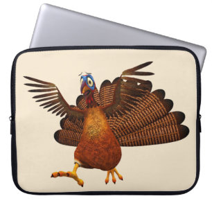 SlipperyJoe's Thanksgiving gobble responsibly live Laptop Sleeve