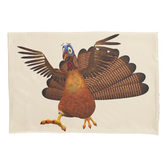 SlipperyJoe's Thanksgiving gobble responsibly live Pillowcase (Front)