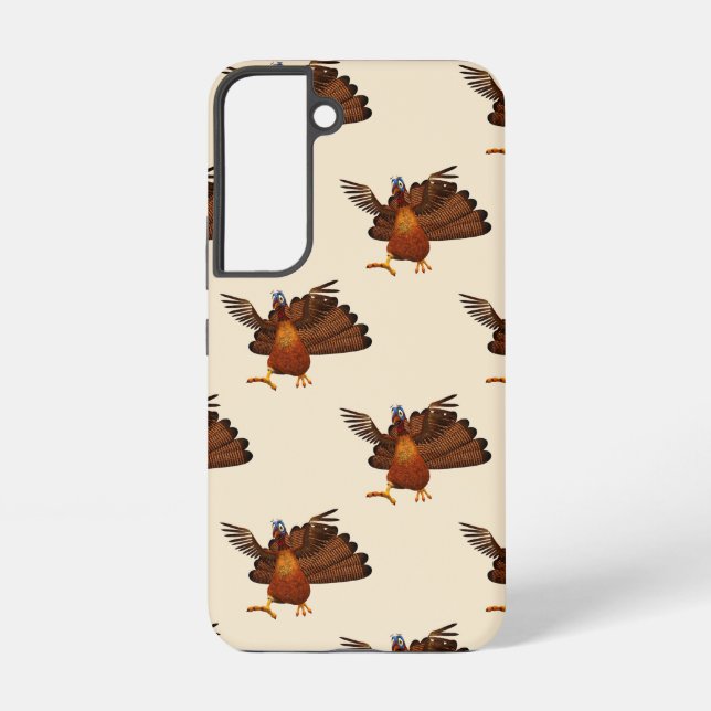 SlipperyJoe's Thanksgiving gobble responsibly live Samsung Galaxy S22 Case (Back)