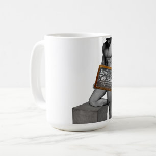 SlipperyJoe's Thanksgiving tradition muscular male Coffee Mug