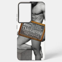 SlipperyJoe's Thanksgiving tradition muscular male