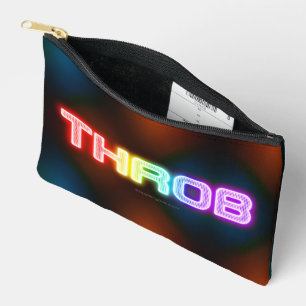 SlipperyJoe's throb rainbow-like gradient thick ca Accessory Pouch