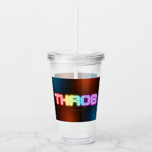 SlipperyJoe's throb rainbow-like gradient thick ca Acrylic Tumbler