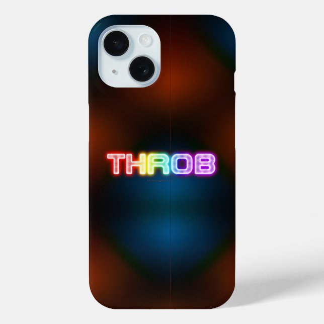 SlipperyJoe's throb rainbow-like gradient thick ca Case-Mate iPhone Case (Back)
