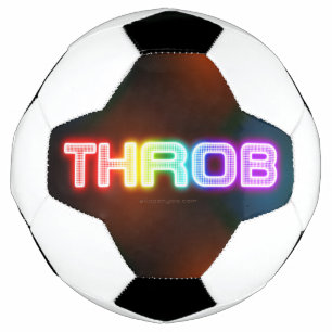 SlipperyJoe's throb rainbow-like gradient thick ca Football