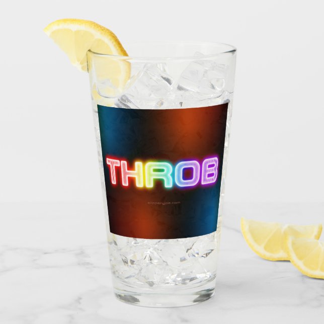 SlipperyJoe's throb rainbow-like gradient thick ca Glass (Front Ice)