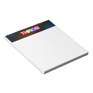 SlipperyJoe's throb rainbow-like gradient thick ca Notepad
