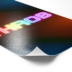 SlipperyJoe's throb rainbow-like gradient thick ca Photo Print