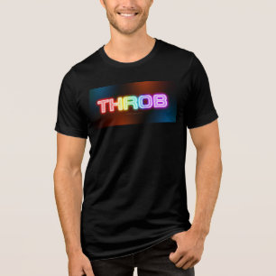 SlipperyJoe's throb rainbow-like gradient thick ca Tri-Blend Shirt