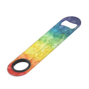 SlipperyJoe's tie-dyed flag rainbow pressed into s