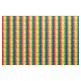 SlipperyJoe's tie-dyed flag rainbow pressed into s Fabric