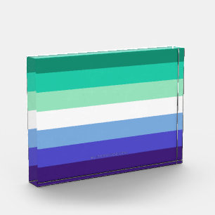 SlipperyJoe's trans-inclusive gay men's flag palet Photo Block