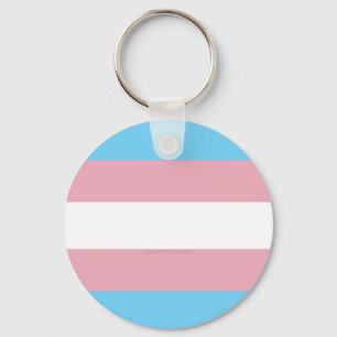 SlipperyJoe's transgender pride flag diversity rig Key Ring