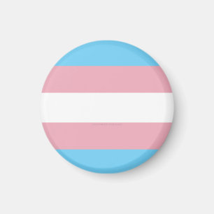 SlipperyJoe's transgender pride flag diversity rig Magnet