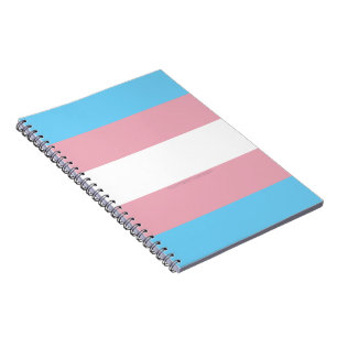 SlipperyJoe's transgender pride flag diversity rig Notebook