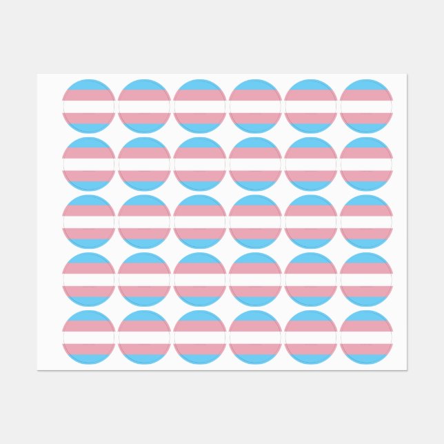 SlipperyJoe's transgender pride flag visibility di (Sheet)