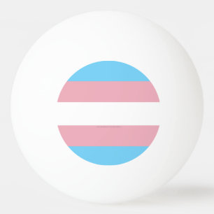 SlipperyJoe's transgender pride flag visibility di Ping Pong Ball