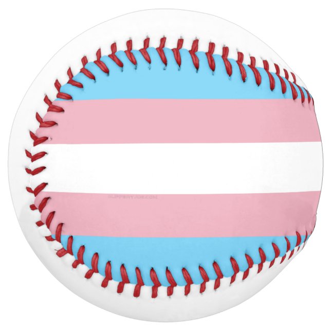 SlipperyJoe's transgender pride flag visibility di Softball (Front Left)