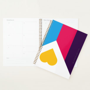 SlipperyJoe's tricolor polyamory pride flag three  Planner