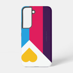 SlipperyJoe's tricolor polyamory pride flag three Samsung Galaxy Case