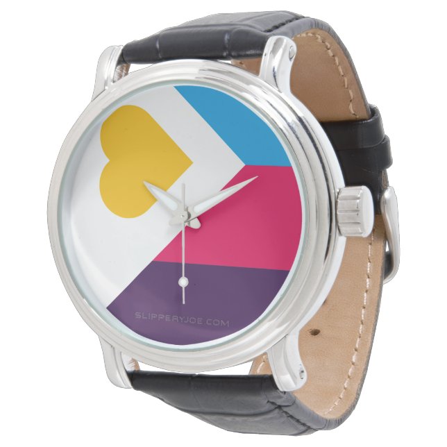 SlipperyJoe's tricolor polyamory pride flag three  Watch (Angled)