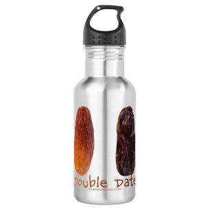 SlipperyJoe's two dates shrivelled wrinkled prunes 532 Ml Water Bottle