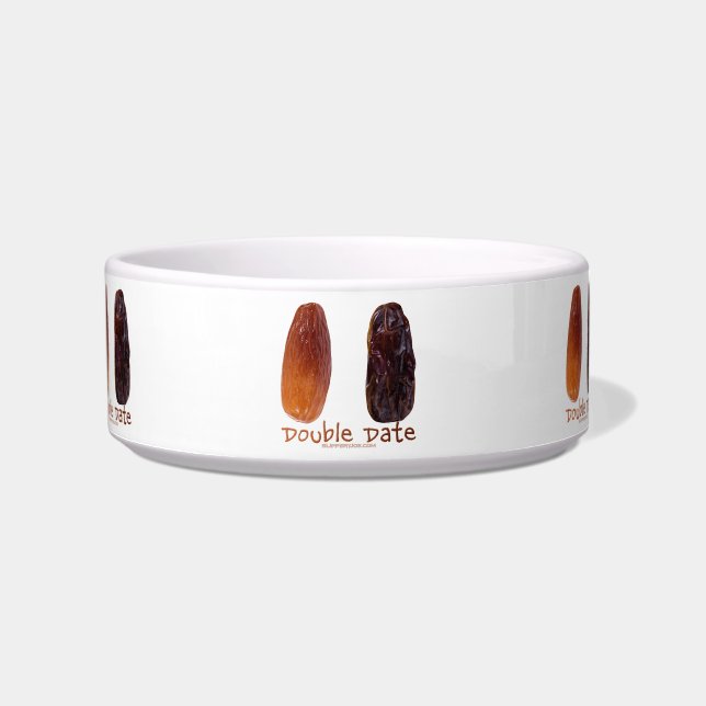 SlipperyJoe's two dates shrivelled wrinkled prunes Bowl (Front)