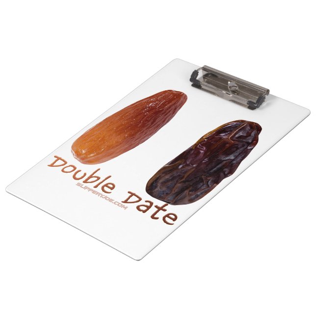 SlipperyJoe's two dates shrivelled wrinkled prunes Clipboard (Angled)
