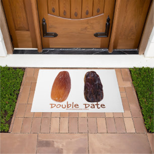 SlipperyJoe's two dates shrivelled wrinkled prunes Doormat