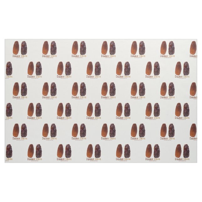 SlipperyJoe's two dates shrivelled wrinkled prunes Fabric (Yard)
