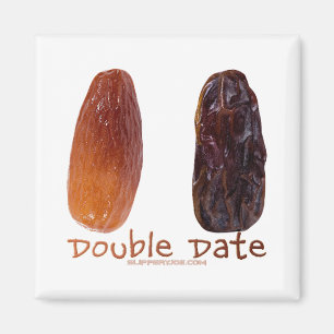 SlipperyJoe's two dates shrivelled wrinkled prunes Magnet