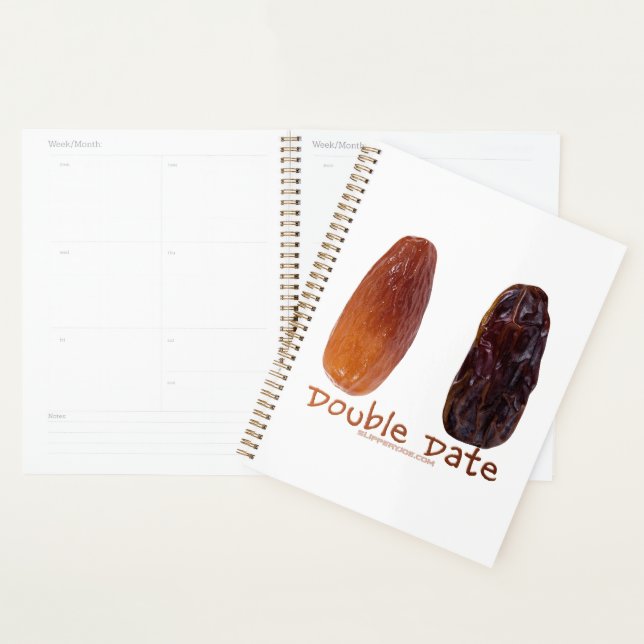 SlipperyJoe's two dates shrivelled wrinkled prunes Planner (Display)