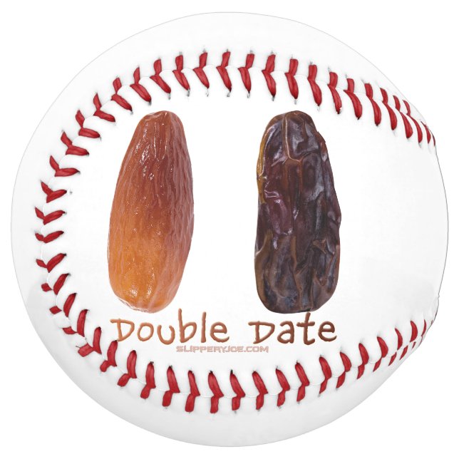 SlipperyJoe's two dates shrivelled wrinkled prunes Softball (Front Left)