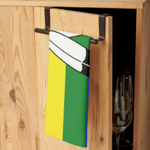 SlipperyJoe's two-spirit pride flag Indigenous sym Tea Towel