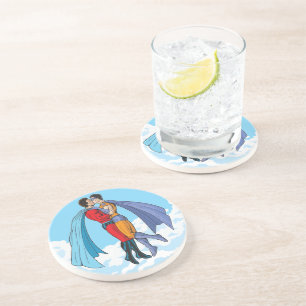 Slipperyjoe's two superheroes kissing characters f coaster