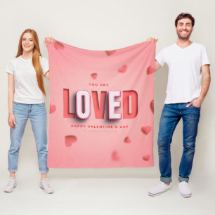 SlipperyJoe's Valentine's Day gifts romantic tone  Fleece Blanket