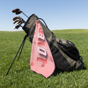 SlipperyJoe's Valentine's Day gifts romantic tone  Golf Towel