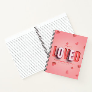 SlipperyJoe's Valentine's Day gifts romantic tone Notebook