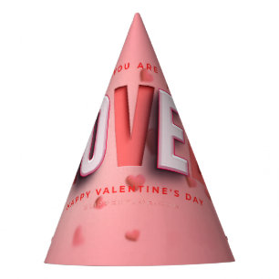 SlipperyJoe's Valentine's Day gifts romantic tone Party Hat