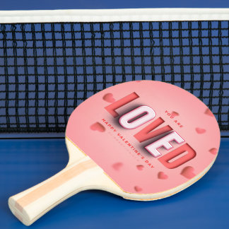 SlipperyJoe's Valentine's Day gifts romantic tone Ping Pong Paddle