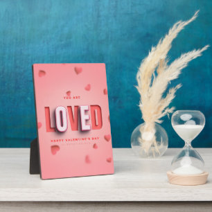 SlipperyJoe's Valentine's Day gifts romantic tone Plaque