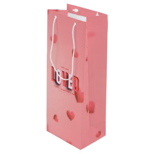 SlipperyJoe's Valentine's Day gifts romantic tone Wine Gift Bag