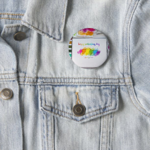 SlipperyJoe's Valentine's Day sentiment LGBTQ+ gay 6 Cm Round Badge