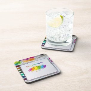 SlipperyJoe's Valentine's Day sentiment LGBTQ+ gay Coaster
